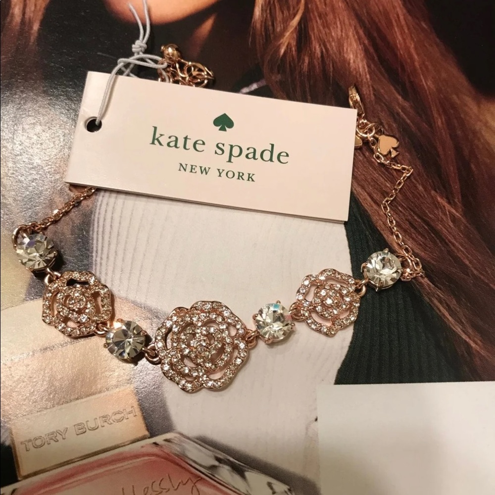 Kate spade crystal rose bracelet